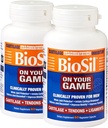 Biosil Auf Ihrem Spiel - 60 Veggie Kapseln, Paket von 2 - mit patentiertem ch-OSA-Komplex - Erhöhung Collagen Produktion für Gelenkschmerzen Relief, Flexibilität & Bewegungsbereich - GMO Free - 60-Tage Versorgung