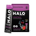 HALO Hydration - Elektrolyt-Getränk-Mix | Hydration Pulver-Packets | Berry Flavor – Für Sport und Radfahren | Easy Open Single Servier-Stick | 6 Sticks