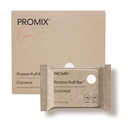 ProMix Nutrition Puff Bars - Coconut - Marshmallow Crispy Treat - Grande dégustation et santé sur le go Snack - haute protéine et faible teneur en calories - sans gluten, soja et maïs - 12 barres