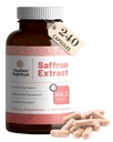 Mère Nutriment - Suppléments d'extrait de safran pour les femmes et les hommes, Supplément d'extrait de safran pur, Sativus purs Crocus - Non-OGM, Vegan-Ami, 88,5mg par portion - 240 Capsules de Veggie, 7-Mois