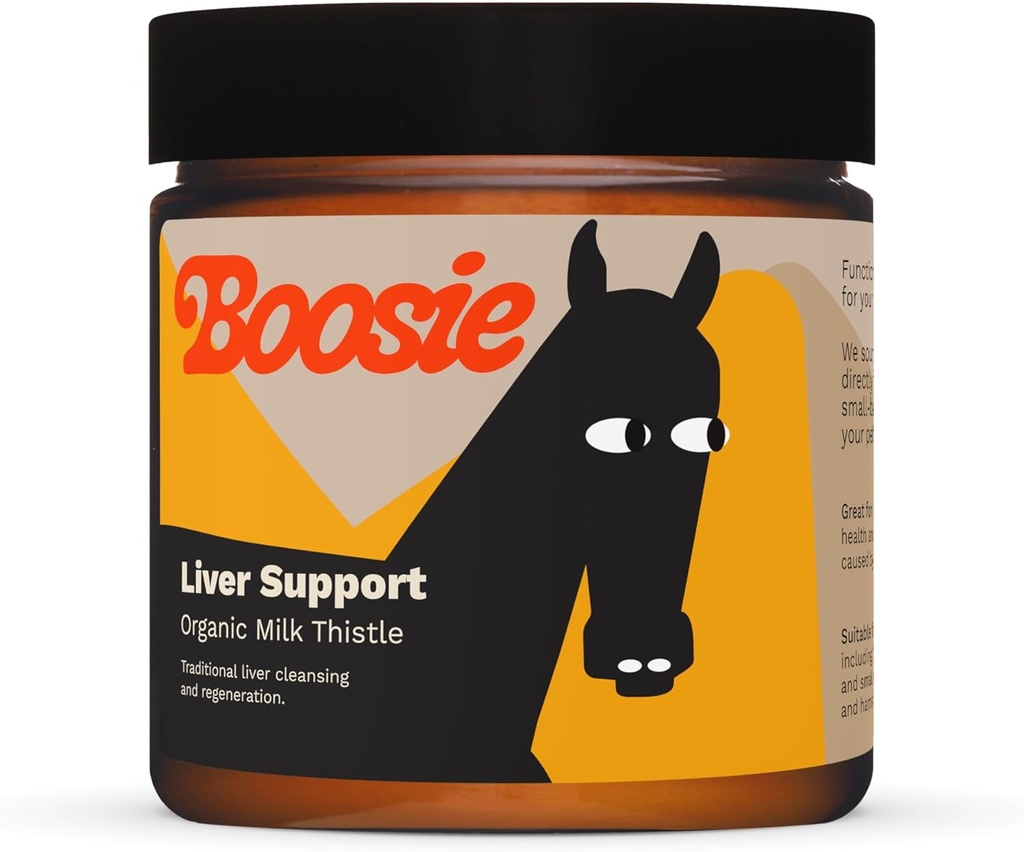 Boosie Organic Milk Thistle Powder für Hunde und Katzen - Unterstützt Leberfunktion und Immunsystem - Antioxidant - Reich an Silymarin - 100% natürlich ohne Zusatzstoffe oder Konservierungsmittel - Pet Nutrition