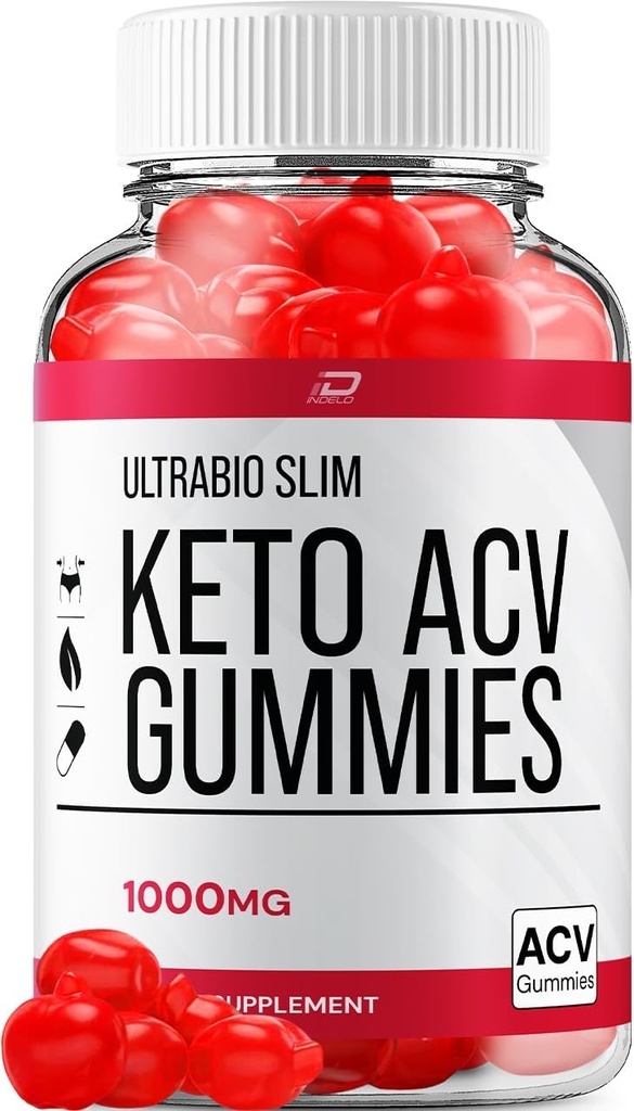 Ultra Bio Slim Keto Plus ACV Gummies Integratore alimentare - UltraBio Slim Keto Apple Cider Vinegar Gummies Recensioni, Massima resistenza BioSlim Gummies per la gestione avanzata del peso (1 Pack - 60 Gummies)