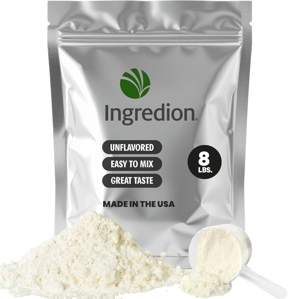 Premium Pea Protein Isolate Bulk Pouch Non-GMO (8 lb)