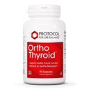 Protokoll Ortho Schilddrüse - Unterstützt gesunde Schilddrüsenfunktion* - mit Ashwagandha, Zink & Selen - Non-GMO & Kosher - 90 Veg Kapseln