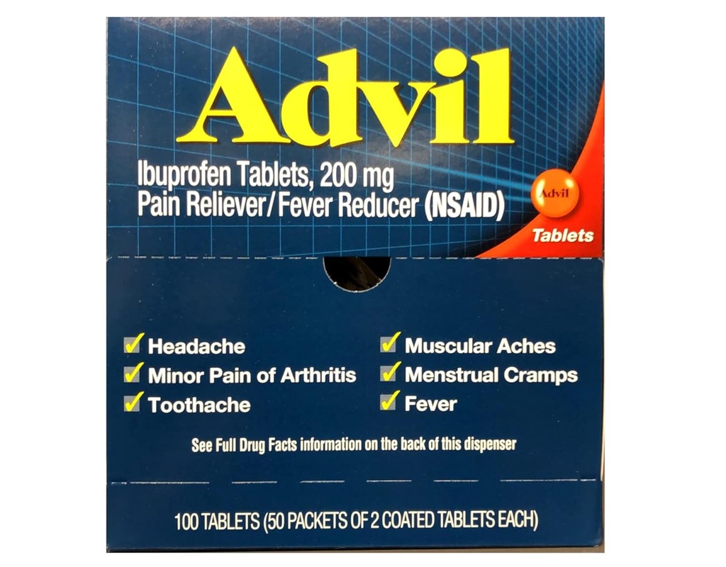 Advil Pain Reliever/Fever Ricarica Tablet rivestita
