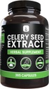PURE ORIGINAL INGREDIENTI Estratto di semi di celeria, (365 capsule), nessun filler di magnesio o di riso, sempre puro, verificato il laboratorio