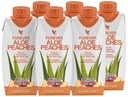 Forever Living - Forever Aloe Peaches - Supporte la digestion, le système immunitaire, les niveaux d'énergie Aucun conservateur, végétalien, sans gluten - 6 paquets