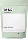 Amy Myers MD Paleo Protein Powder - Fragole & Cream, 20 Serve - Supporto funzione Gut a base di collagene - Gluten-Free & Non-Dairy Protein Supplement