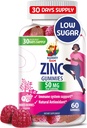 Zinkgummis für Erwachsene - Zink Kaugummi für Immununterstützung - Leistungsstarke natürliche Antioxidante Non-GMO Ergänzung für Kinder Männer Frau Erwachsene