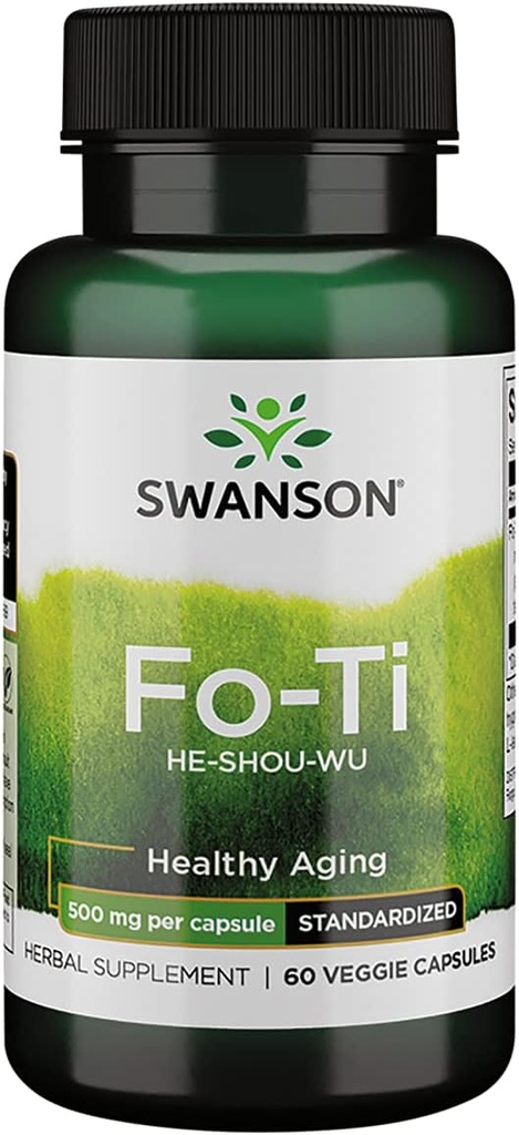 Swanson HRB FO-TI STD 500MG 60 Veg CAPs