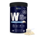 Biochem 100% Whey Isolate Protein - Vanilla Flavor - 15.1 Ounce - Supporta la Salute Immune - Facilmente Digeribile - Sapore rinfrescante - 20g Proteine Vegetariane - Aminoacidi