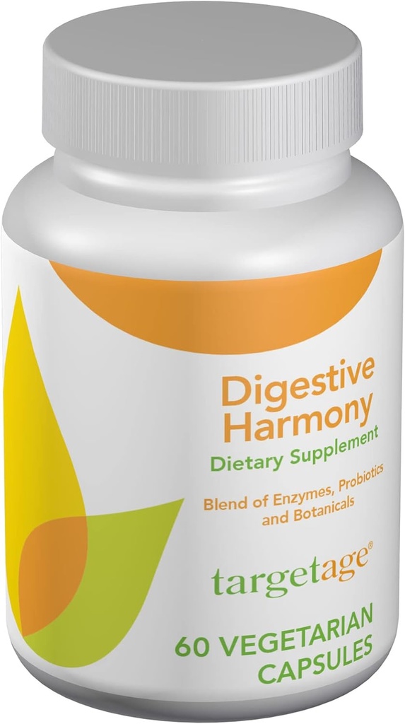 Targetage® von Maison Beljanski® - Digestive Harmonie Nahrungsergänzung - Probiotika, Botanicals und Enzyme für Verdauungsgesundheit - 60 Kapseln