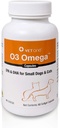 VetOne O3 Omega Soft Gel pour Chats et Petits Chiens - Essential Fatty Acid Support - Supplément peau et manteau - 60 Capsules