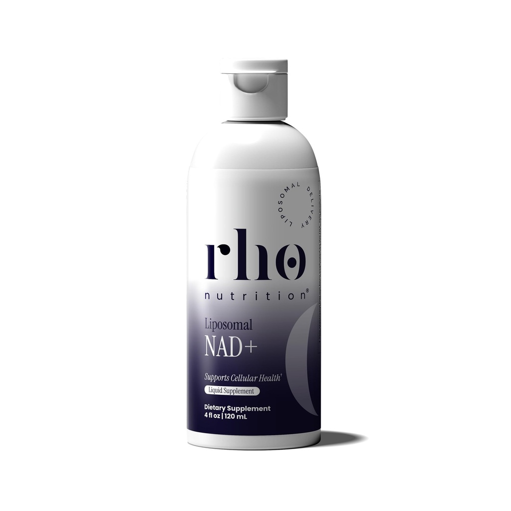 Rho Nutrition Liposomique NAD+ – Supplément liquide conçu pour soutenir l'absorption – Forme active de NAD+ Aide à soutenir la santé cellulaire normale, le vieillissement en santé, le métabolisme de l'énergie et la vitalité globale