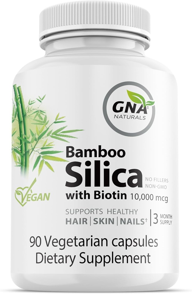 Bamboo Silica con Biotin Vegan Friendly 3 mesi di fornitura
