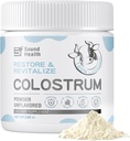 Colostrum Supplement Powder for Humans - Bio Bovine Colostrum Supplement für Gutgesundheit und Immununterstützung - Entflammt (73 Servierungen)