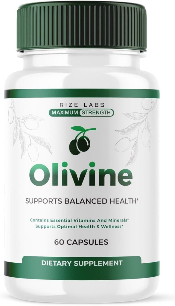 rize labs (Official Olivine Weight Loss Supplement, Superfood Capsules for Total Body Wellness und ein gesünder Lebensstil, Pillen für Leaner Physique, Oli Vine Bewertungen, Fortgeschrittene (60 Kapseln)