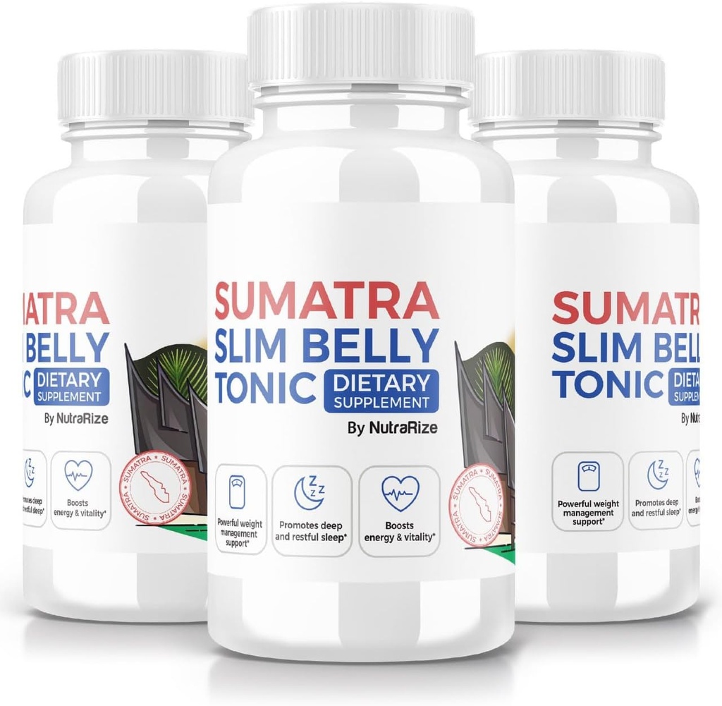 (3 Pack) Sumatra Slim Belly Tonic, Sumatra Slim Belly Tonic Supplemento dietetico per la perdita di peso avanzata, massima resistenza All-Natural Pill to Target Belly Fat, Sumatra SlimBelly Recensioni (180 capsule)