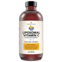 AMANDEAN Liposomal Vitamina C 1000mg. Liquido VIT C Supplemento. Supporto immunitario, salute della pelle, produzione di collagene. Consegna Antiossidante rapida assorbente. Quali-C, Soy-Free, Vegan, Non OGM.