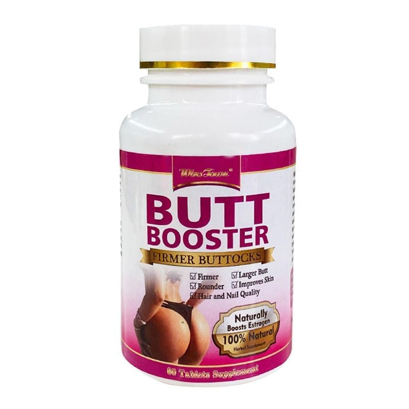 Butt Enhancement Pills, Butt Booster Tablet, Erwähnen Sie Butts natürliche Kräuter mit Maca Root Extract ergänzt Big Ass Buttocks Lift Firming Massage Buttocks Tighten HIPS erhöhen 60 Tabletten
