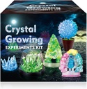 UNGLINGA Crystal Growing Experiment Science Kits for Kids, S.T.E.M Projects Learning Educational Toys Gifts Idea for Boys Girls, Grow 5 Vibrant Crystals Making Kit