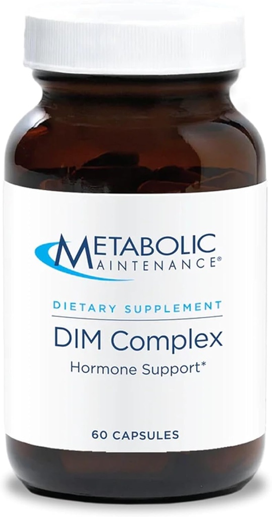 Metabolic Maintenance DIM Complex - 100mg DIM Ergänzung für Frauen und Männer, Diindolylmethan für Hormon Balance, Estrogen und Leber Gesundheit Unterstützung - 60 vegetarische Kapseln (Pack von 1)