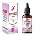 Feminizer per SMS, Pueraria Mirifica Drops für Estrogen | Premium Grade | Kräuterflüssigkeit Extrakt | Non-GMO, Organic, Vegan, Alkoholfreie Tincture | 2 Fl Oz (60ml) | für Trans Women Ladyboy LGBT
