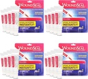 Poudre de seaux de plaie 4 Chaque (paquet de 4) - Soins des plaies Premiers soins pour les coupures, les éraflures et les abrasions - Arrête de saigner en secondes sans piqûres ou bandages