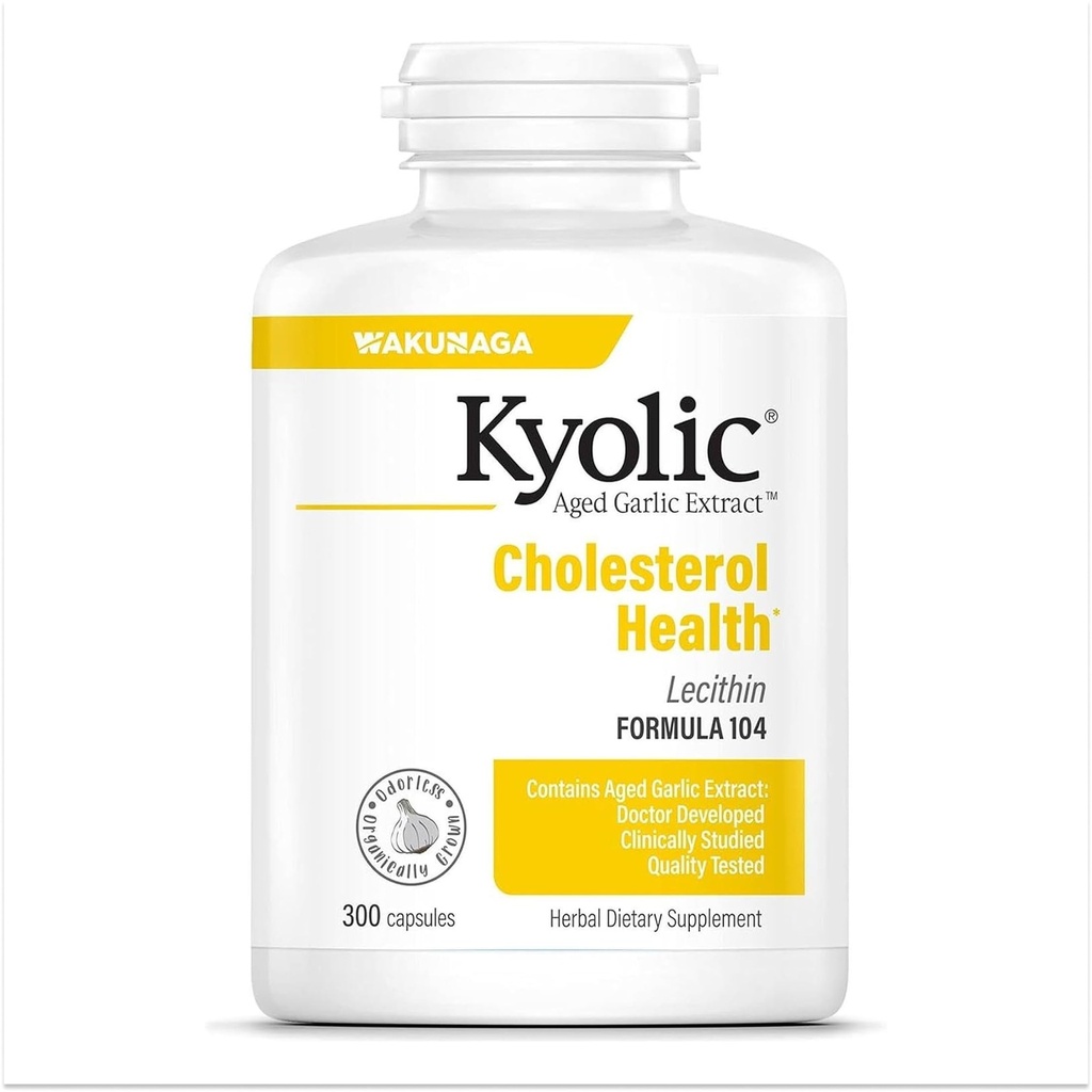 Kyolic Aged Knoblauch Extrakt Formel 104, Cholesterol Gesundheit