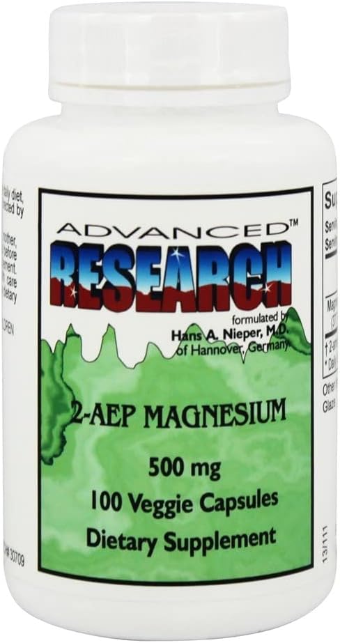 Advanced Research - 2-AEP Magnesium 500 mg. - 100 pflanzliche Kapseln