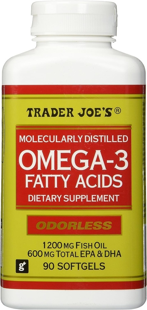 Trader Joe's Molecularly Distilled Omega-3 Fettsäuren Nahrungsergänzungsmittel