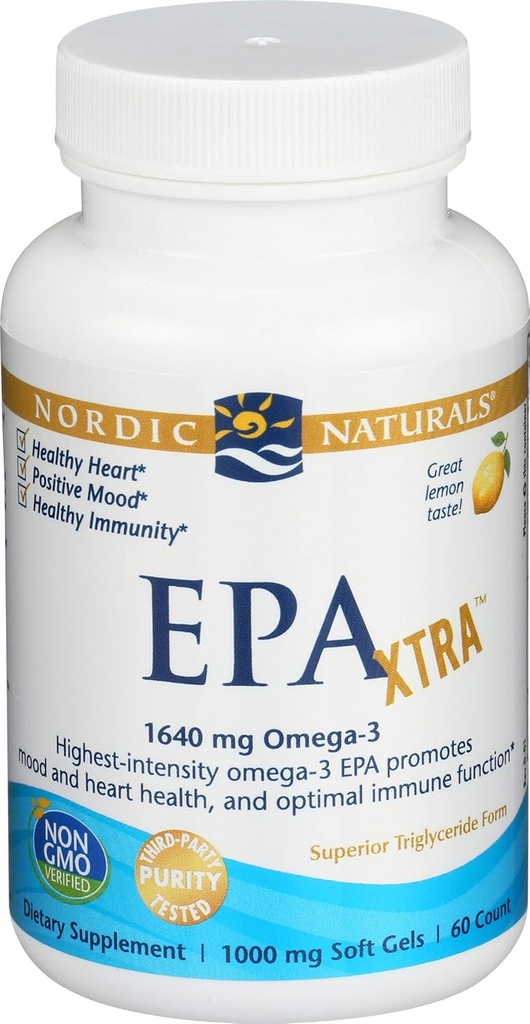 Nordic Naturals Epa Xtra Lemon, 60 Ct