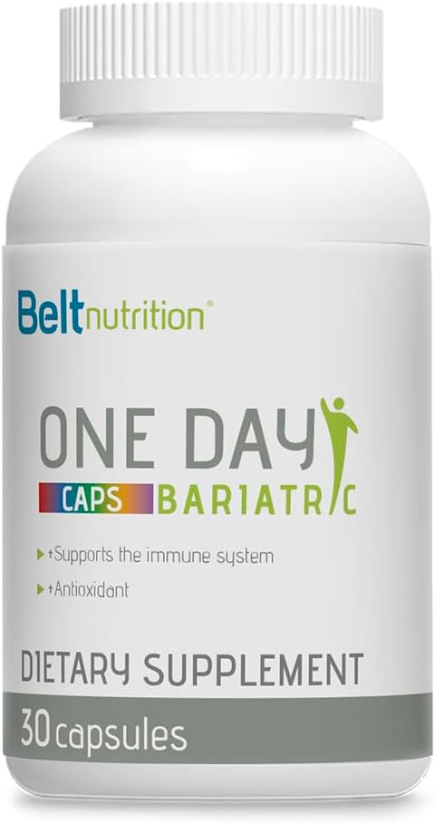 Bariatrico Multivitamina – Una al giorno vitamine e minerali baratici – 30-Count capsule di supplemento baratro – Nutriente-Rich Multivitamina non aromatizzata con ferro