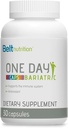 Bariatrico Multivitamina – Una al giorno vitamine e minerali baratici – 30-Count capsule di supplemento baratro – Nutriente-Rich Multivitamina non aromatizzata con ferro