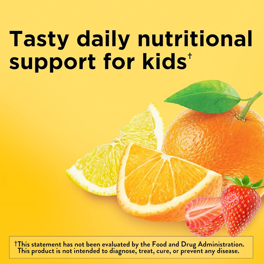 Natura fatta Prima Multivitamina con Omega-3, vitamine e minerali per il supporto nutrizionale, 70 bambini Gummies (Pack of 2)