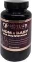 Mami & Baby DHA Multivitamin – Pränatale & postnatale Vitamine für Frauen – Unterstützt Babys Gehirn, Augen & Knochen Entwicklung – Non-GMO, Gluten-Free, 60 Kapseln