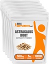 BulkSupplements.com Astragalus Extract Powder - from Astragalus Root, Astragalus Supplement - Vegan & Gluten Free, Astragalus Powder - 500mg per Serving, 1kg (2.2 lbs) (Pack of 5)
