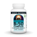 Quelle Naturals B-50 Complex - unterstützt Energieproduktion* - 50 mg - 100 Tabletten