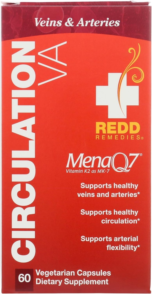 Redd Remèdes - Circulation VA, supporte la circulation, 60 Compte