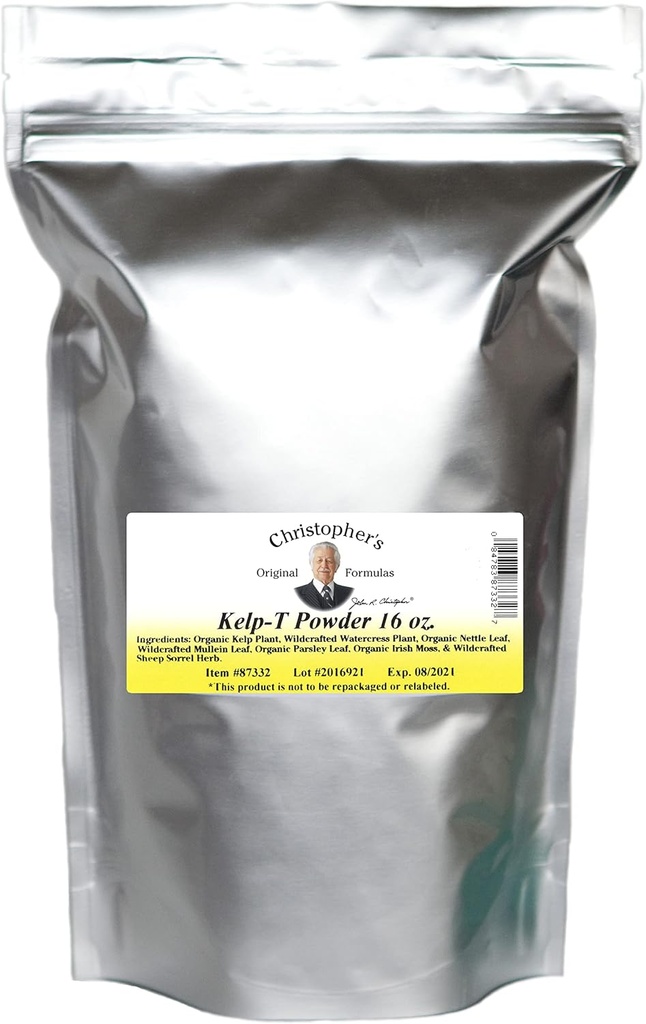 Polvere combinata delle formule originali di Christophers Kelp-T 16 OZ