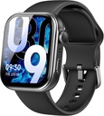TOZO AMOLED S6 Smart Watch 1.85" Ultra-Clear Screen Dynamic Faces Chiamata Bluetooth, 100+ Sport Modes Fitness Activity Tracker with Sleep Monitor IP68 Impermeabile Nero