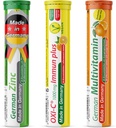 T&D German Immun Boost Package 60 Servierungen - Vegan, Zero Sugar - Getränke Effervescent Tabletten - Vitamin C, Zink, Multivitamin Pharma - Made in Germany