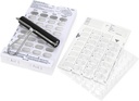 Ezy Dose Disposable (31-Tag) Pille, Medizin, Vitamin Organizer Box | Monatlicher Planer | Kit beinhaltet Karten, Tray, Blisters, Brayer