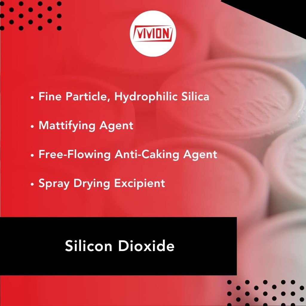 Silikon-Dioxid-Pulver - Schütt 25 lb - Sipernat 22S Pharmazeutischer Grad gefräst Fällungskieselsäure - Moisture-Absorbing Anticaking Flow Agent - Spray Drying Excipient