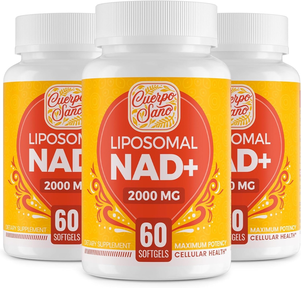 2000 MG NAD Ergänzung, Liposomal NAD+ mit hoher Absorption, Effizient Than Nicotinamid Riboside, Pure & Plus Boosting Supplement, Aging Defense, Metabolism & Cellular, 180 Softgels