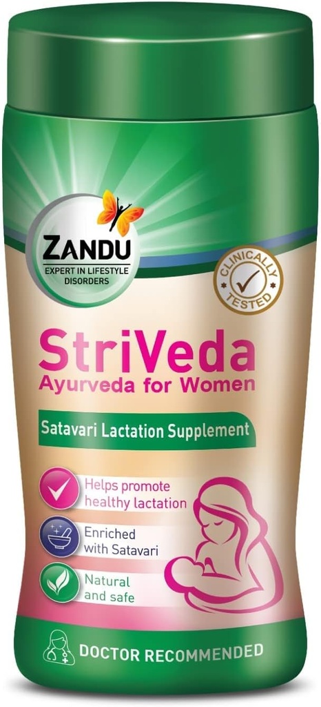 Nutranix TNA StriVeda Satavari Lattazione Supplemento per aumentare la fornitura di latte materno, 210 g, medico consigliato, naturale e sicuro