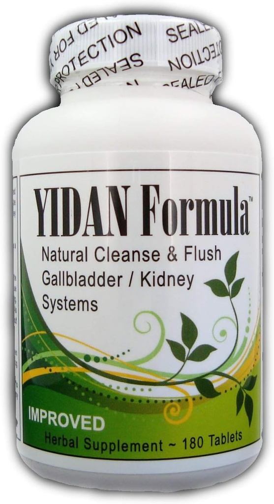 Gallbladder & Kidney Cleanser. Dissolvere & Flush Supplemento per Gallstone e Kidney Stone Dissolving con una formula Proprietario Unico. 180 compresse.