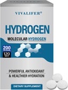Idrogeno Acqua 120 compresse, H2 Idrogeno molecolare con Magnesio Supporta la salute del cervello e la funzione cognitiva, Energy Boost & Metabolism