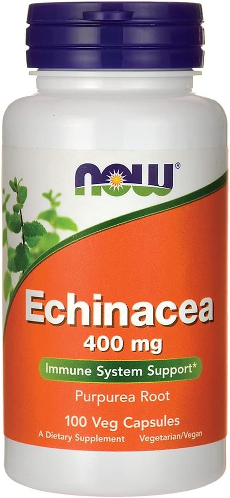 Maintenant Aliments Echinacea Racine Purpurea 400mg 100 Caps