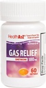 HealthA2Z® Gas Relief Simethicone 180mg | Relieves from Stomach Discomfort and Gas | Anti Flatulence | Relieves Gas Fast (60 Count)